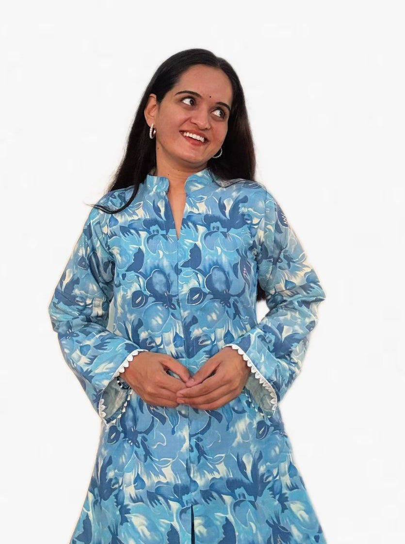 Neel Pushp Kurti